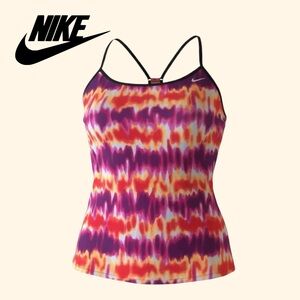 Nike Women’s Dri-FIT Training Tank Built-In Bra Style 541383 Color 486 Small